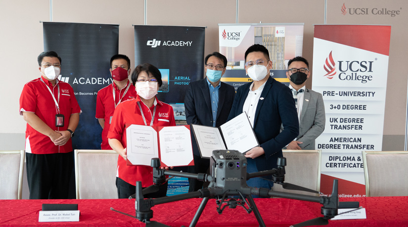 konstant Vedhæftet fil Bange for at dø UCSI College and DJI Academy Selangor in pact to offer drone technology  education